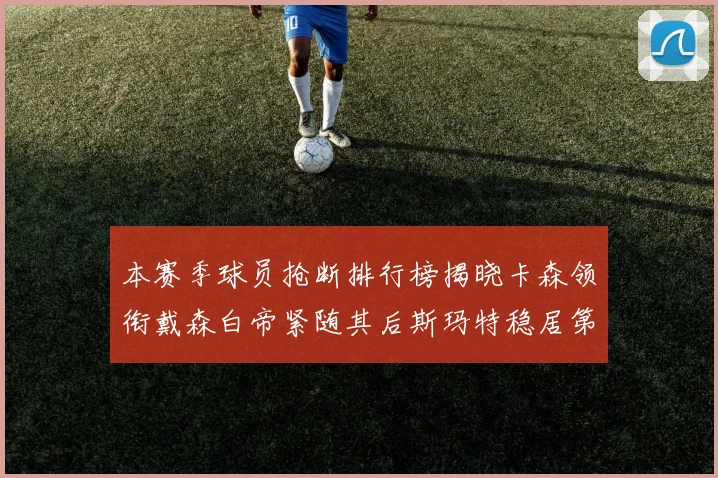 本赛季球员抢断排行榜揭晓卡森领衔戴森白帝紧随其后斯玛特稳居第四